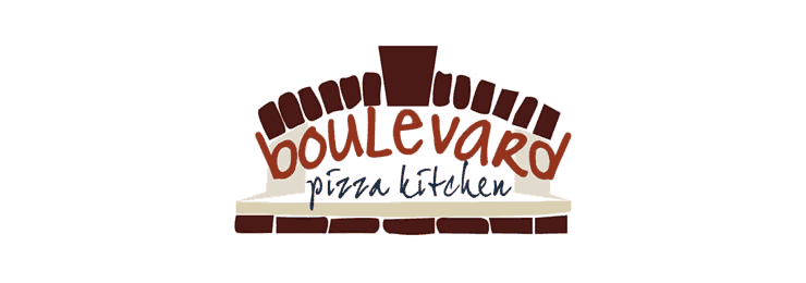 Boulevard Pizza Kitchen Logo, color